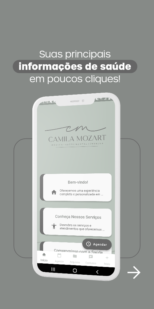 Dra. Camila Mozart App - Tela 1